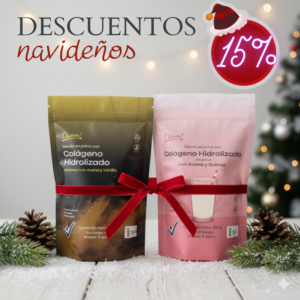 Kit navideño Vainilla Relax con colágeno, avena, vainilla y quinua, regalo de bienestar en Colombia